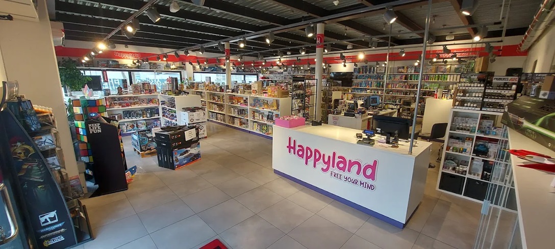 Happyland - interno negozio