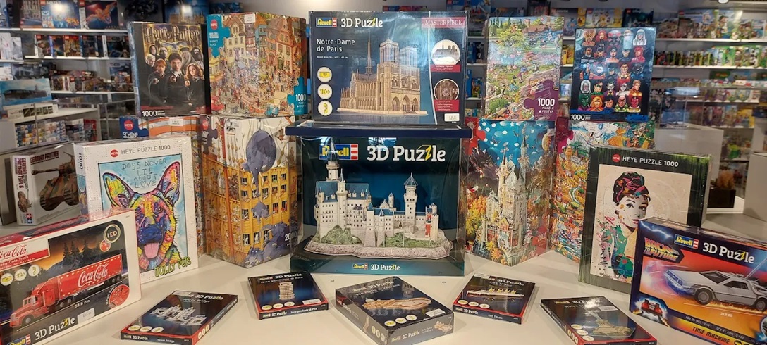 Puzzle tradizionali e 3D